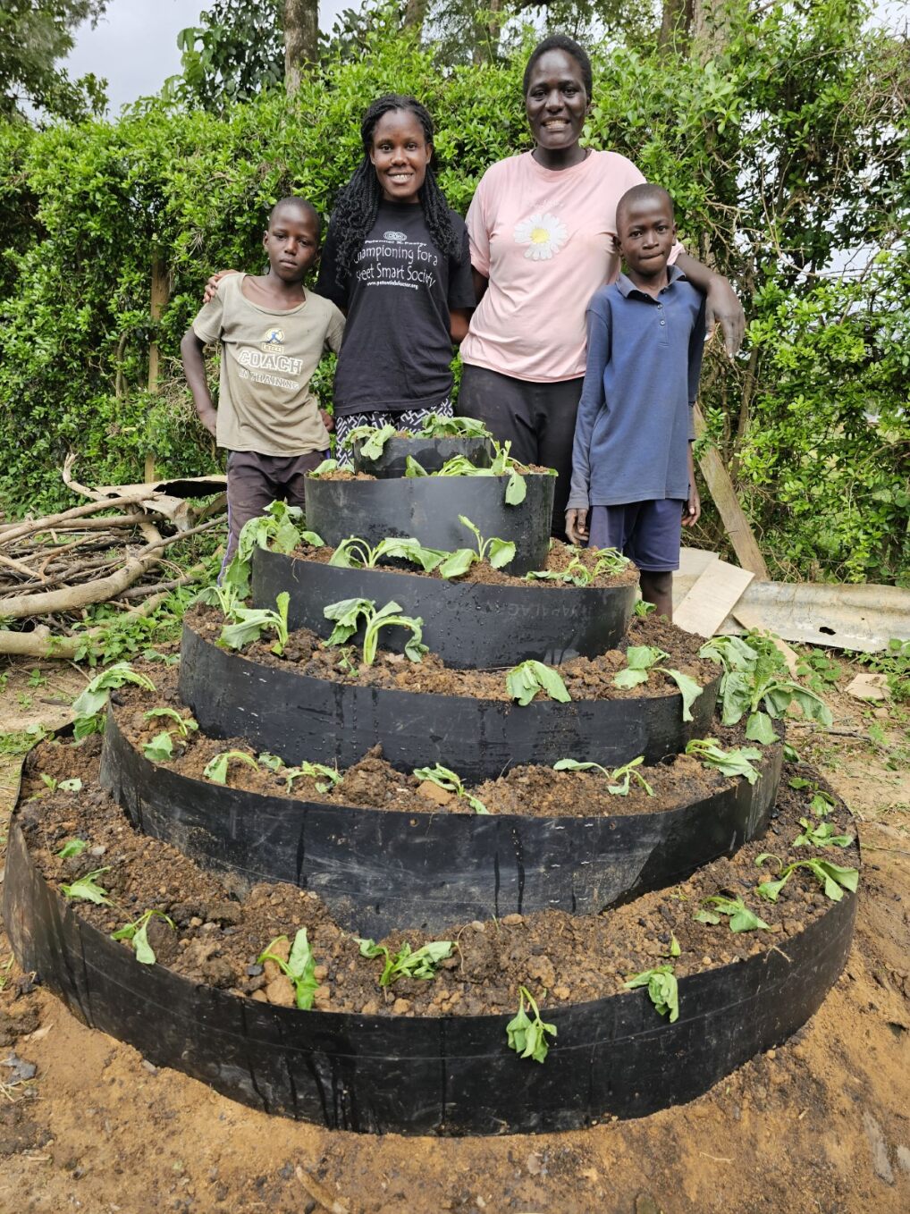 Vertical gardening project